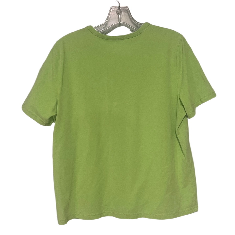 JONES NEW YORK Green Knit Short-sleeved Shirt - Picture 3 of 3